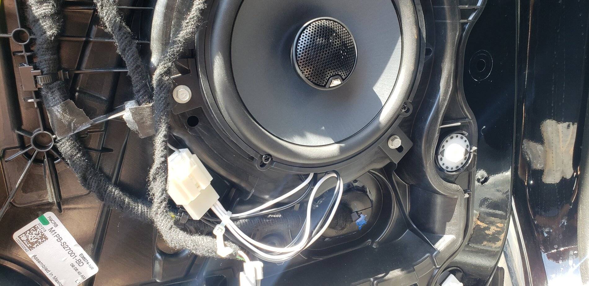 Ford Bronco Sport Installing aftermarket speakers and sub in Bronco Sport! 20210529_111134