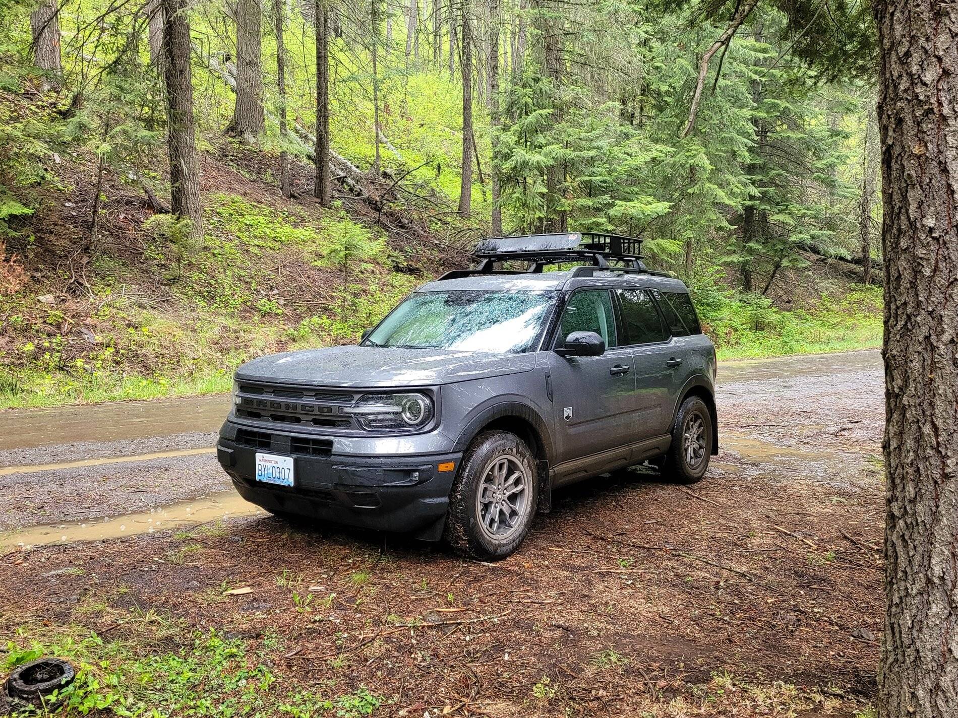 Ford Bronco Sport Big bend in a little down pour pnw 20210525_131932