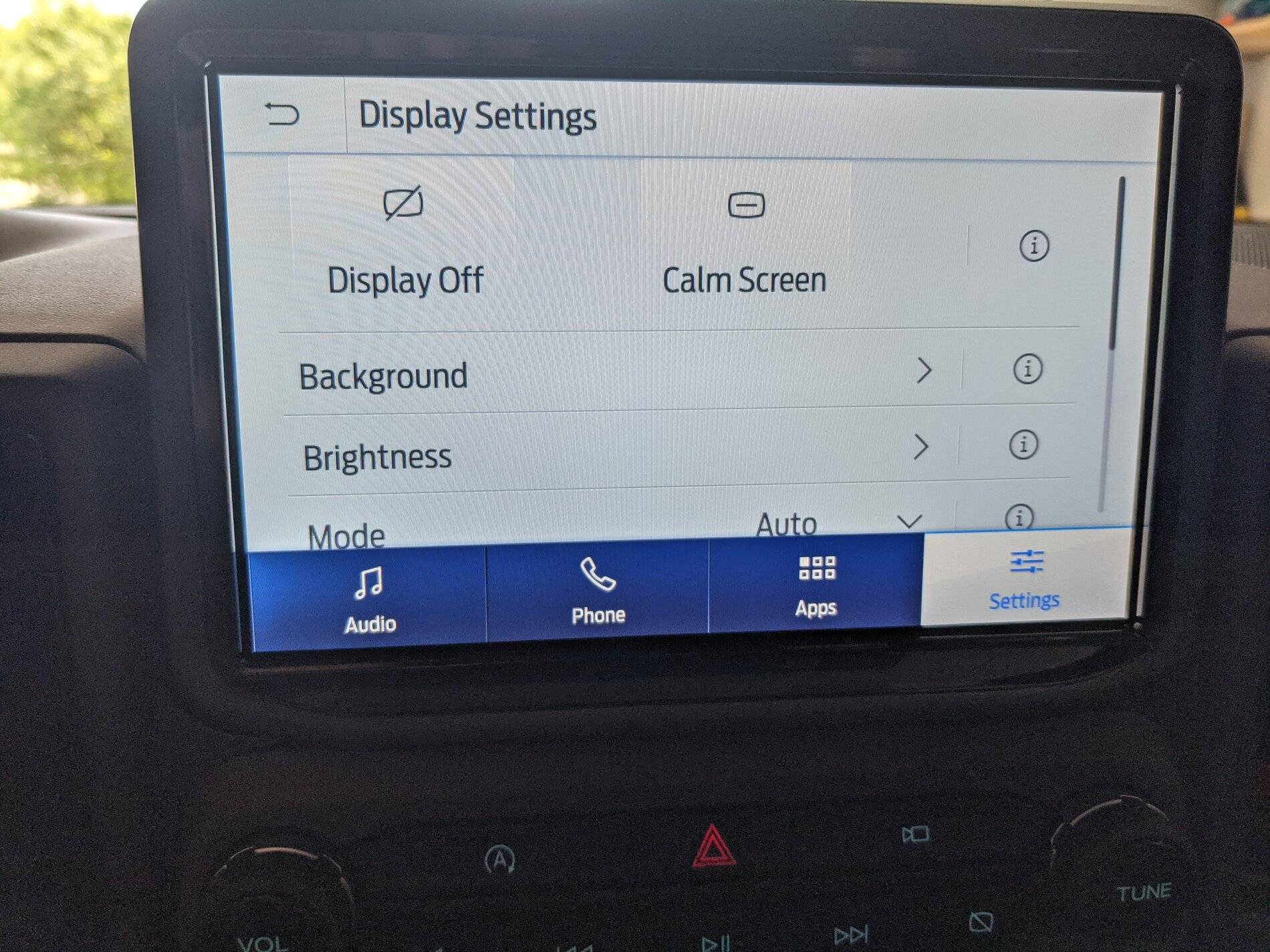 Ford Bronco Sport Adjust contrast on Badlands screen? PXL_20210601_163622357