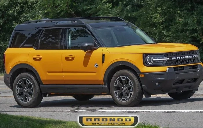 Orange Fury Bronco Sport Spied Testing