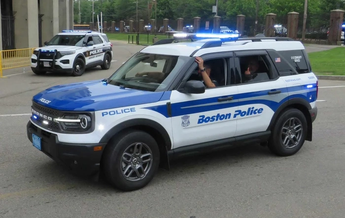 Thought this was cool - Boston Police Bronco Sport