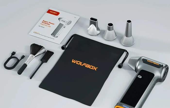 Review: Wolfbox MF200 Super Power Turbofan compressed air duster.