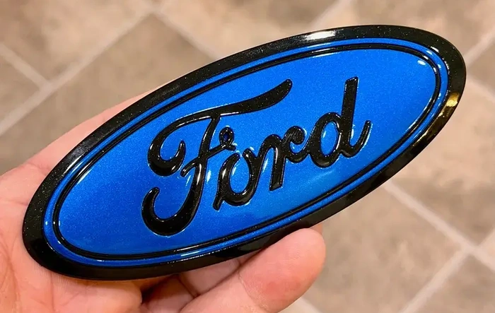 How've you modified your hatch Ford oval emblem?