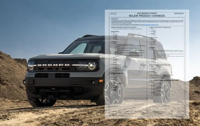 2023 Bronco Sport Order Guide First Look, Introducing Black Diamond Off-Road Package