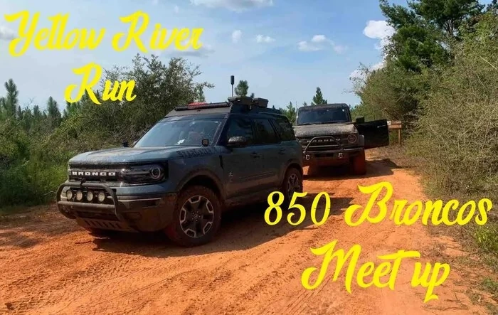 Florida Panhandle Fun @ Yellow River With Bronco Sport and Big Broncos